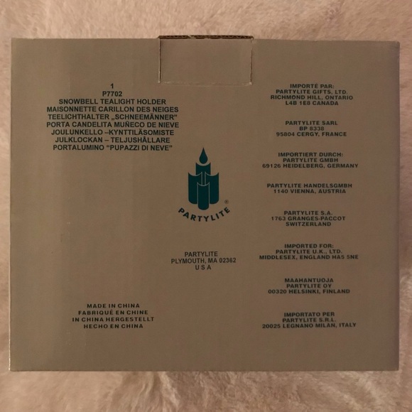 PARTYLITE SNOWBELL TEALIGHT HOLDER P7702 - Picture 5 of 9